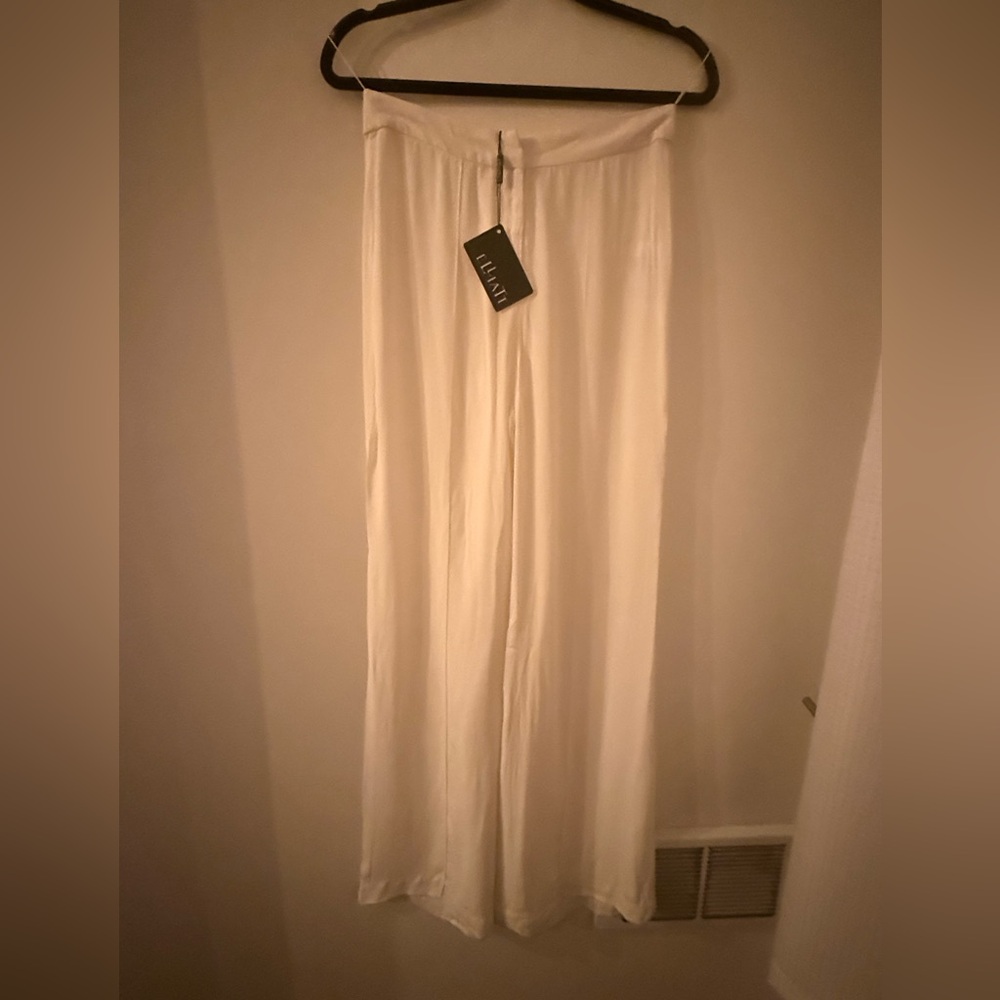 ELLIATT Systems Wide Leg Pants – White • Size S • NWT • Pristine - Picture 2 of 5